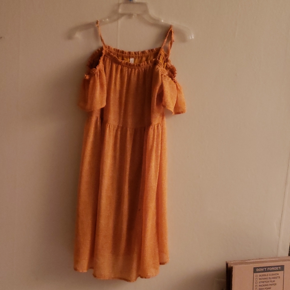 Xhilaration Chiffon  w/Lining Summer Dress